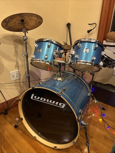 Ludwig complete drum kit deep - drum, kit,
